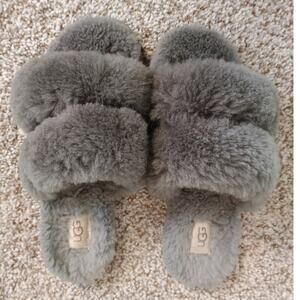 UGG Maxi Curly Scuffetta Sheepskin Slide Slippers 1130837 Women’s 8